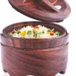 HOT FEAST 2500 PURE WOOD CARRY HANDLE CASSEROLE  - 1110 ml